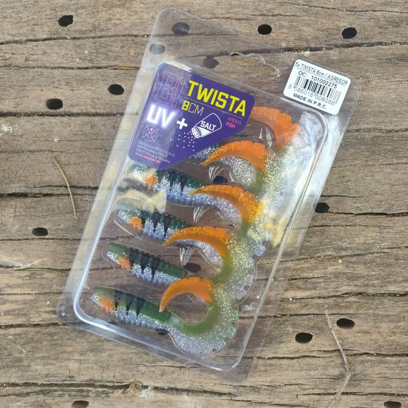 Delphin TWISTA UVs Agresor, Delphin, CMF Bass, Bass, Bass Fishing, Plasticks for bass Fishing