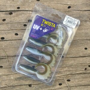 Delphin TWISTA UVs Booty, Delphin, CMF Bass, Bass, Curly Tail Plastick for Bass Fishing