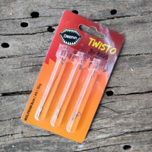 Delphin Twisto RIGS Wolfram 8cm Hook 8, Rigs for Bass Fishing, Bass Fishing, Bass Tackle, CMF Bass Fishing