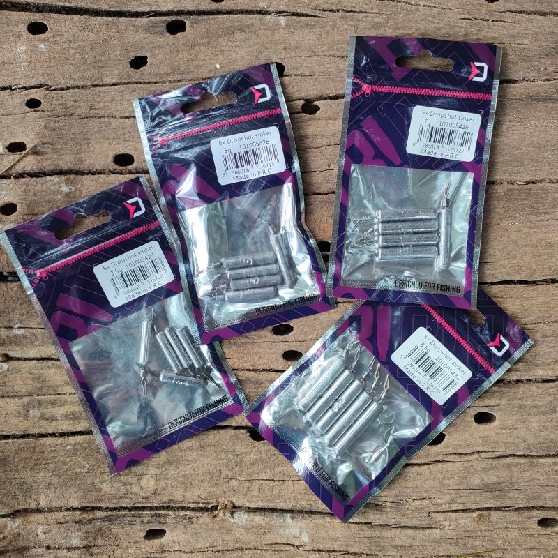 Delphin Dropshot Weights, Weights, Sinkers Dropshot Weights for Bass Fishing, CMF Bass
