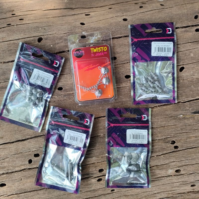 Delphin Weights, Dropshot Weights, Standup cheburashka, Cheburashka, Screw-in Additional Weight, Split shot Weights, CMF Bass