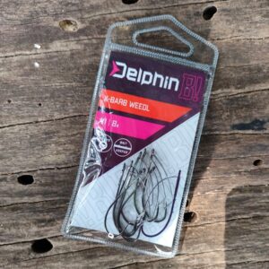 Delphin X-Barbed Weed Less Hooks Size 1, Bass Tackle, Weed less hooks, Bass Hooks , Bass Fishing