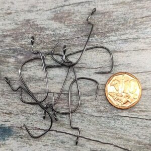 CMF Bass Offset Shank Hooks Size 10, CMF Bass Offset Shank Hooks, Bass Tackle, Bass Hooks, Bass Fishing CMF Bass