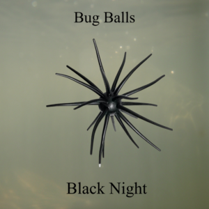 CMF Bass Bug Balls Black Night, Bass Tackle, Bass Fishing, CMF Bass